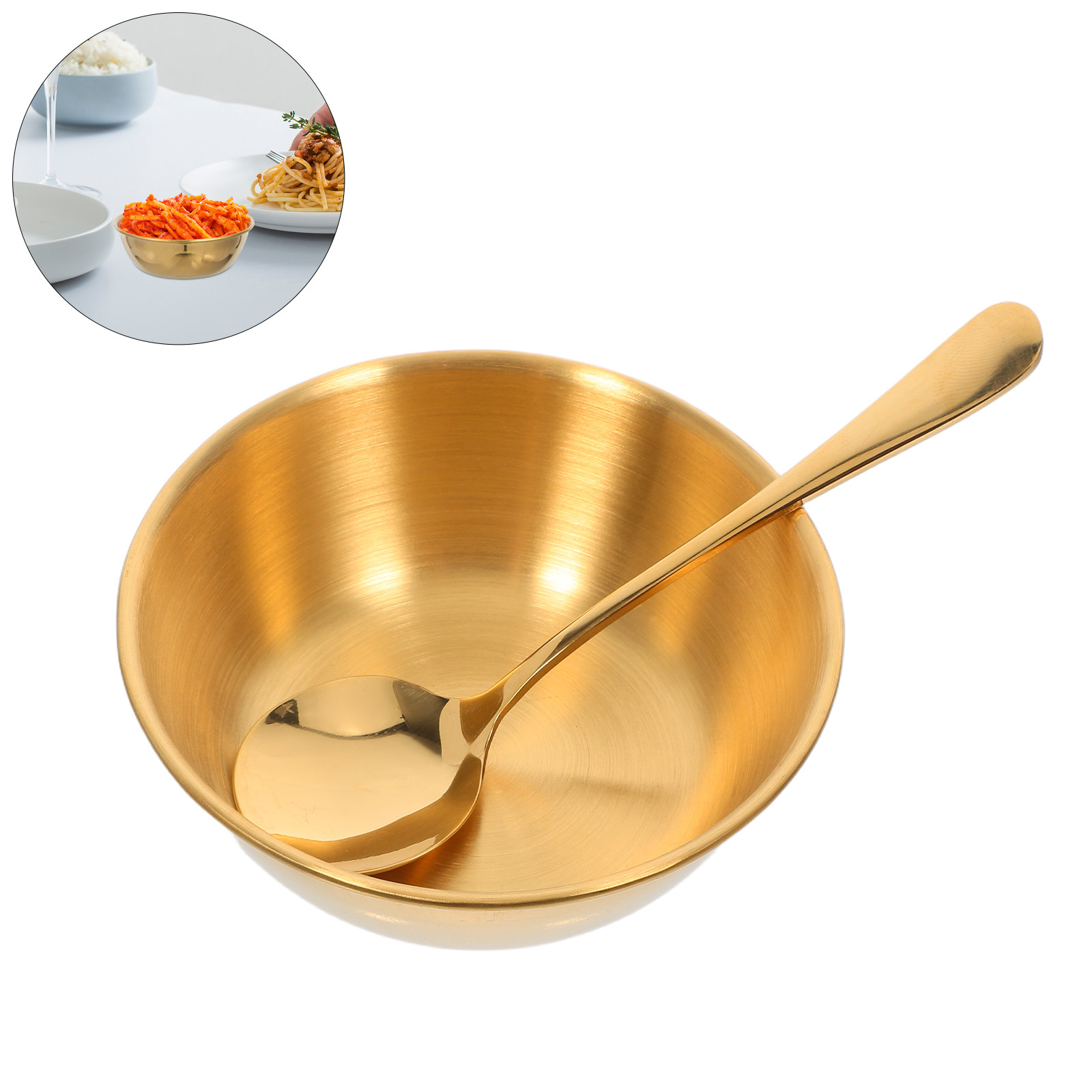 Meal Prep Yogurt Bowl - 6 set Stainless Steel Dipping Bowls