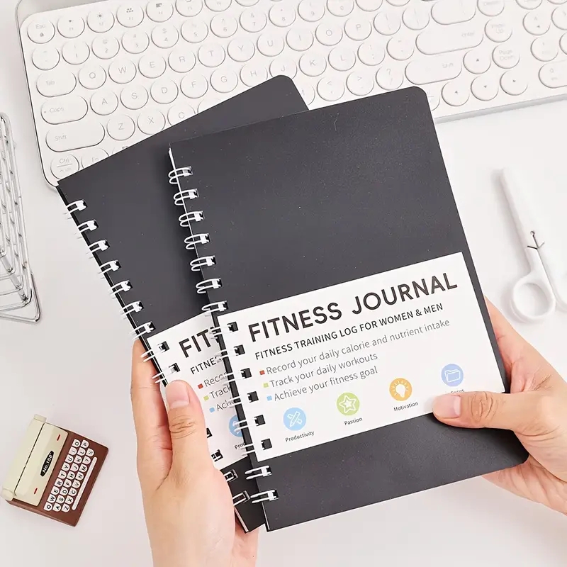 Meal Prep Book - Fitness Journal Notebook Daily Exercise and