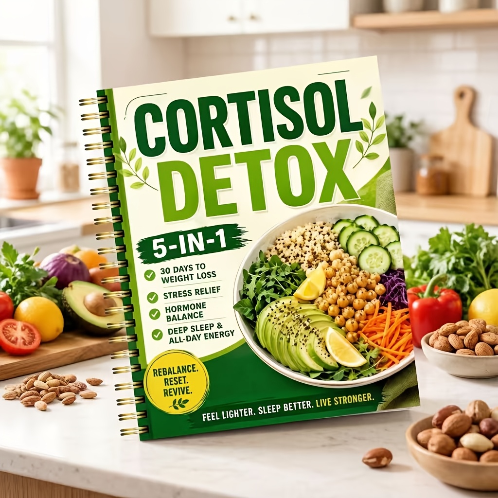 Meal Prep Book - 5 In 1 Cortisol Detox Health