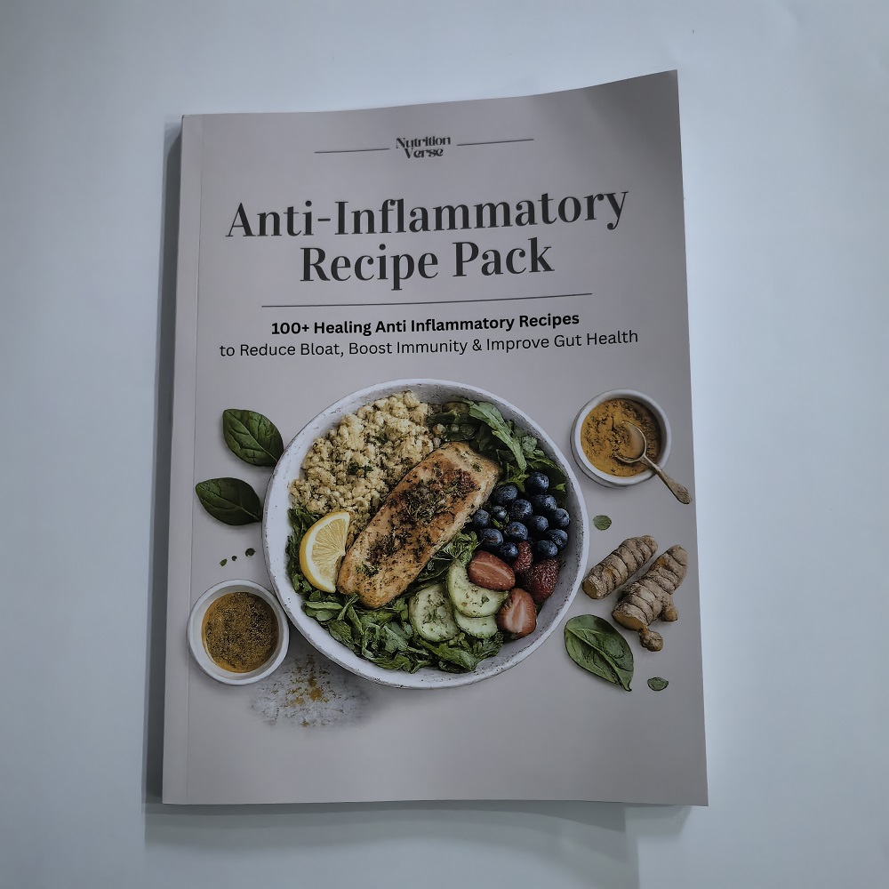 Meal Prep Book - The Anti-Inflammatory Recipe Pack Book 100+