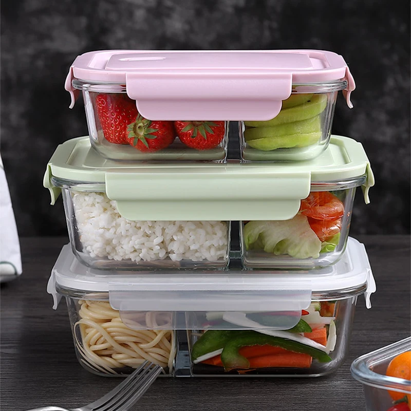 Glass Lunch Box Sealed Fresh-K - Meal Prep Glass Containers Oven Safe review and price