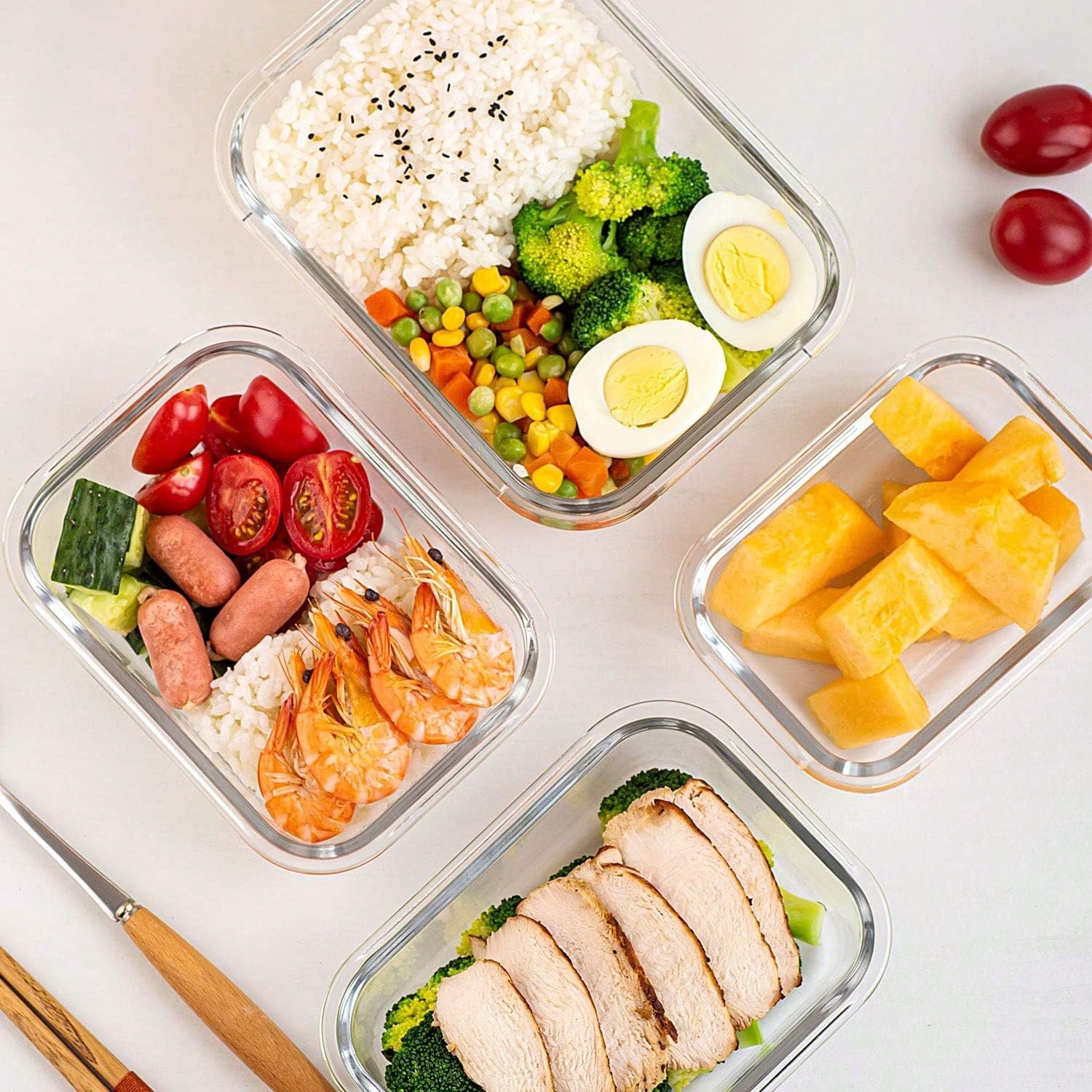 10 Pack Glass Meal Prep Contai - Meal Prep Glass Containers Oven Safe review and price