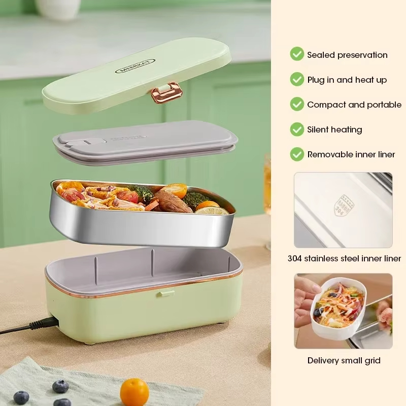 Large Capacity Portable Insula - Stainless Bento Box review and price