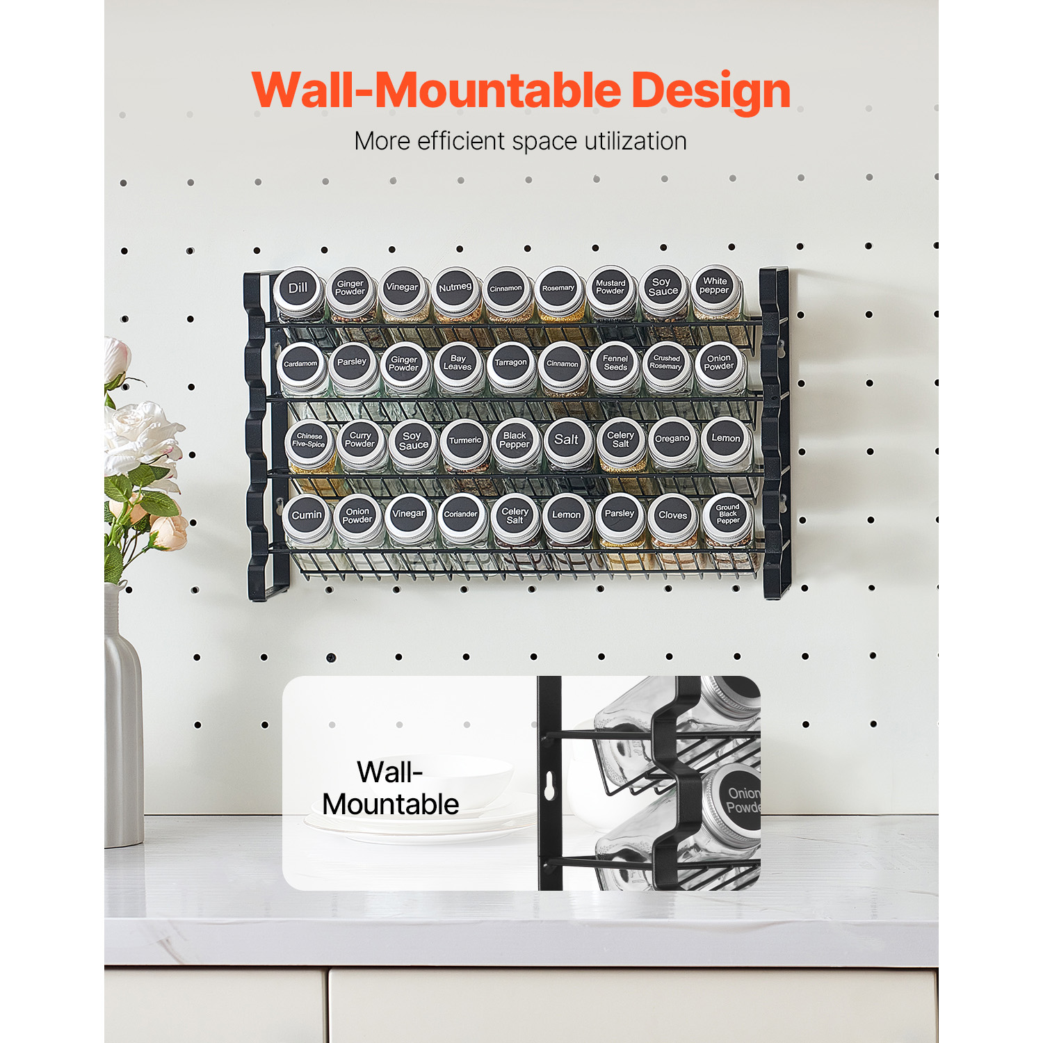 SucceBuy Spice Rack Organizer  - Spice Jar Labels review and price