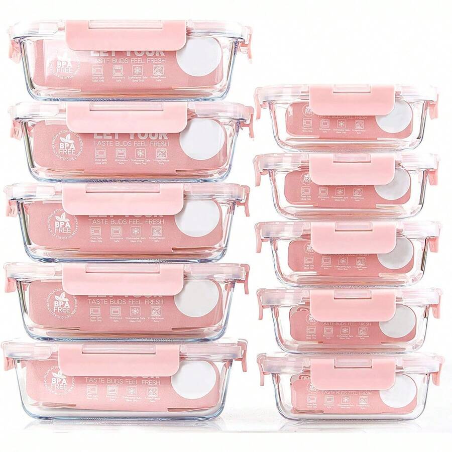 10 Pack Glass Meal Prep Contai - Meal Prep Glass Containers Oven Safe review and price