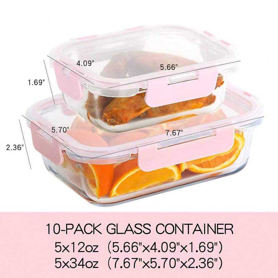 10 Pack Glass Meal Prep Contai - Meal Prep Glass Containers Oven Safe review and price