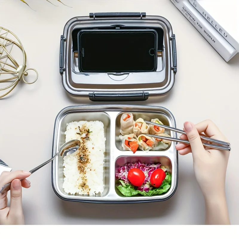 Easy-Clean Bento Container For - Stainless Bento Box review and price