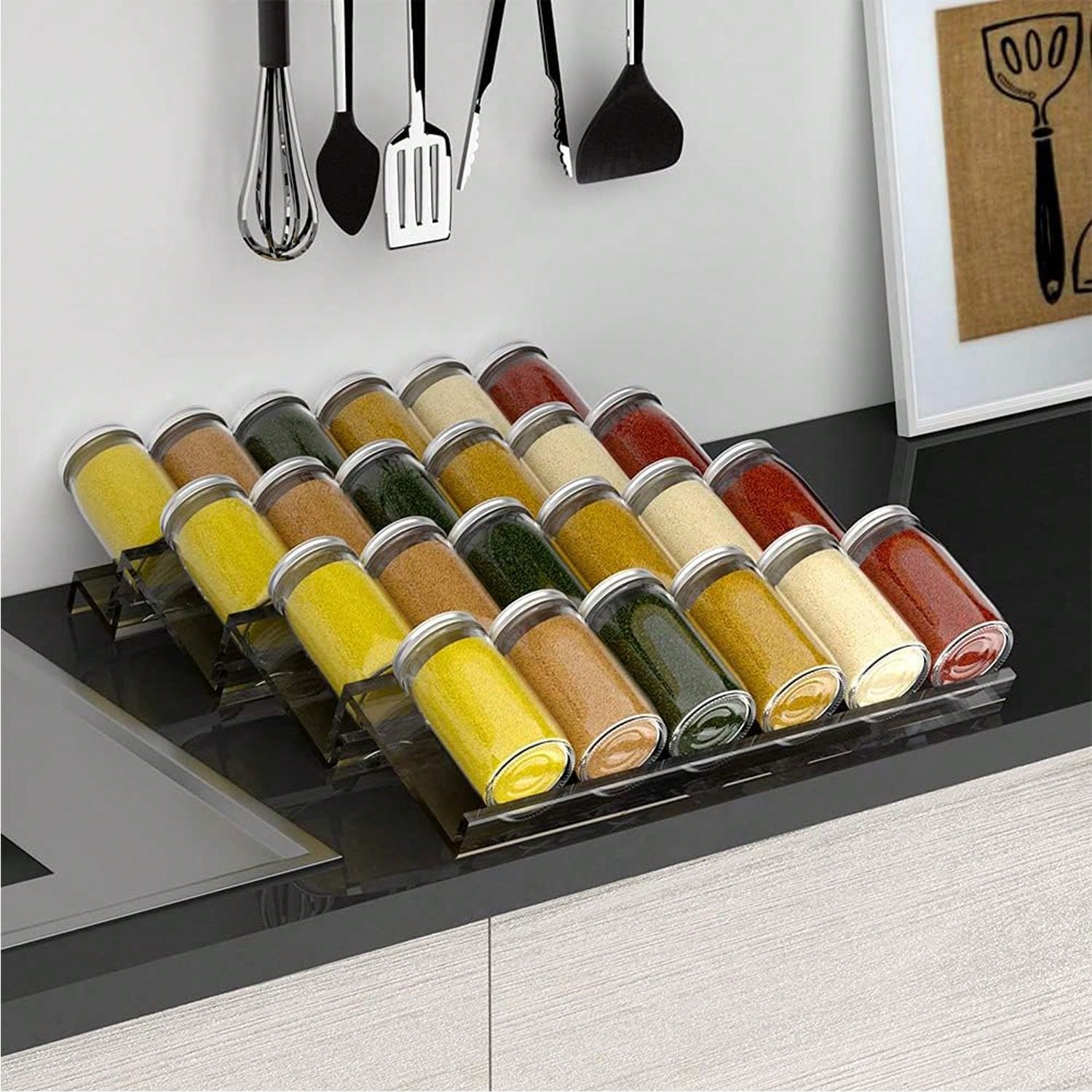 4/2 Layer Spice Drawer Organiz - Spice Jar Labels review and price