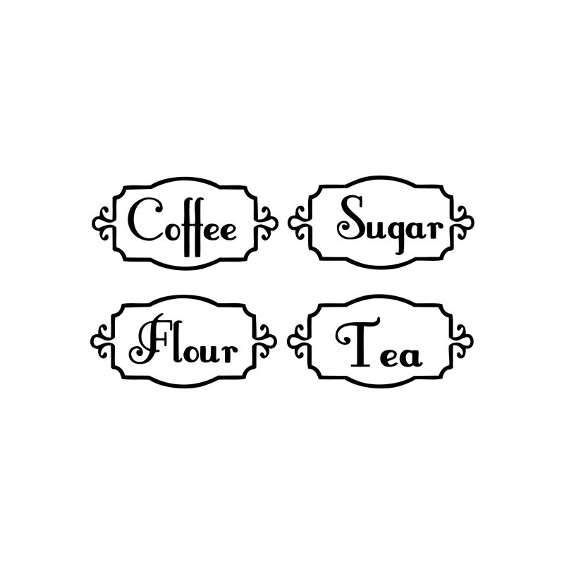 Kitchen Labels , Set of 4 kitc - Spice Jar Labels review and price