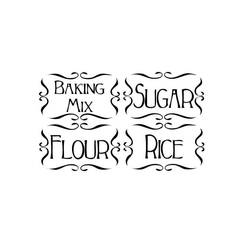 Kitchen Labels , Set of 4 kitc - Spice Jar Labels review and price