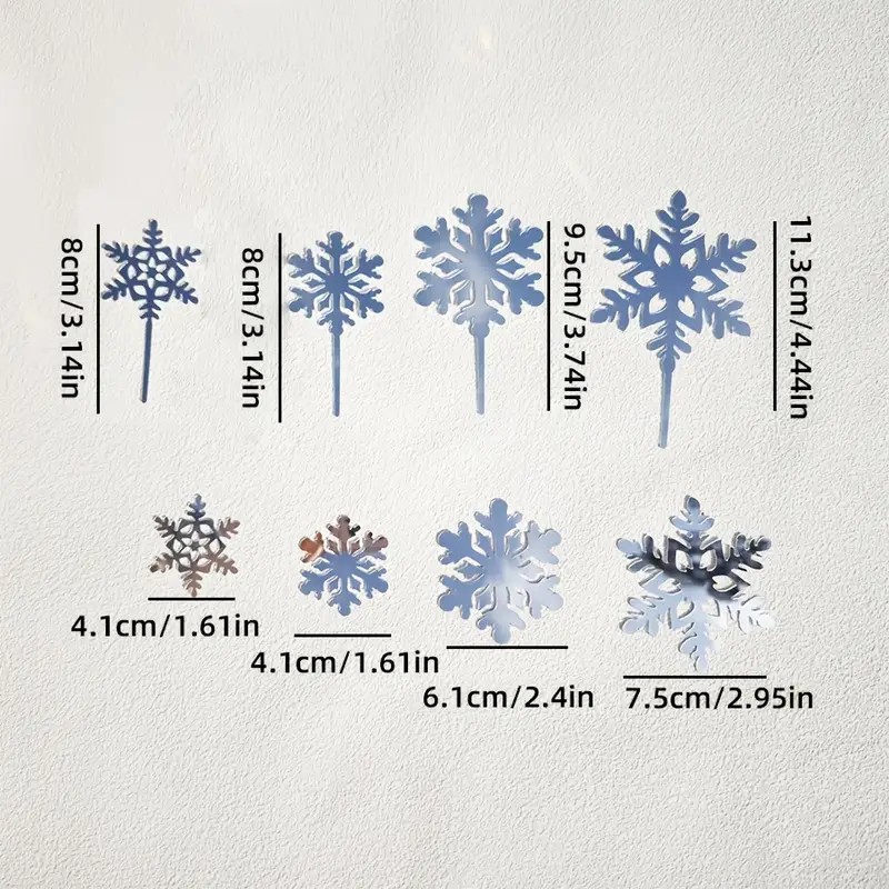 16pcs Snowflake Cupcake Topper - Meal Prep Frozen review and price
