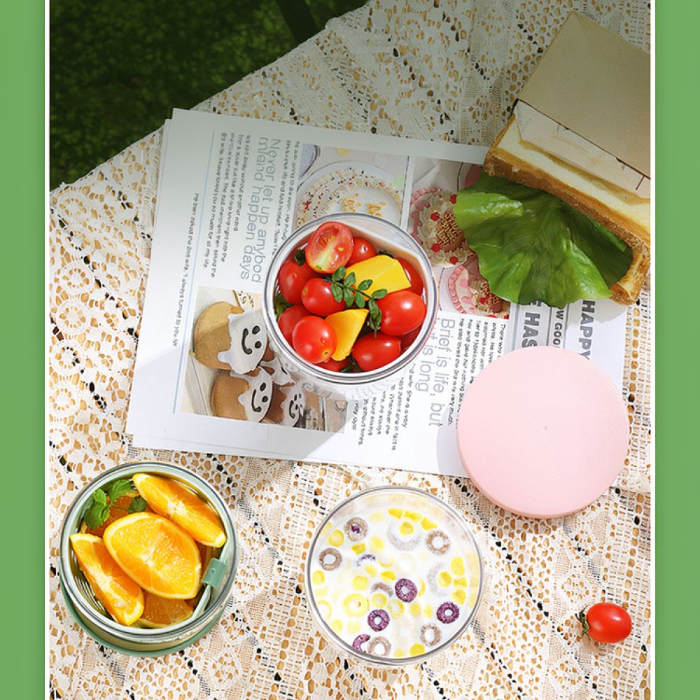 Portable Salad Cup With Fork L - Meal Prep Bowl review and price