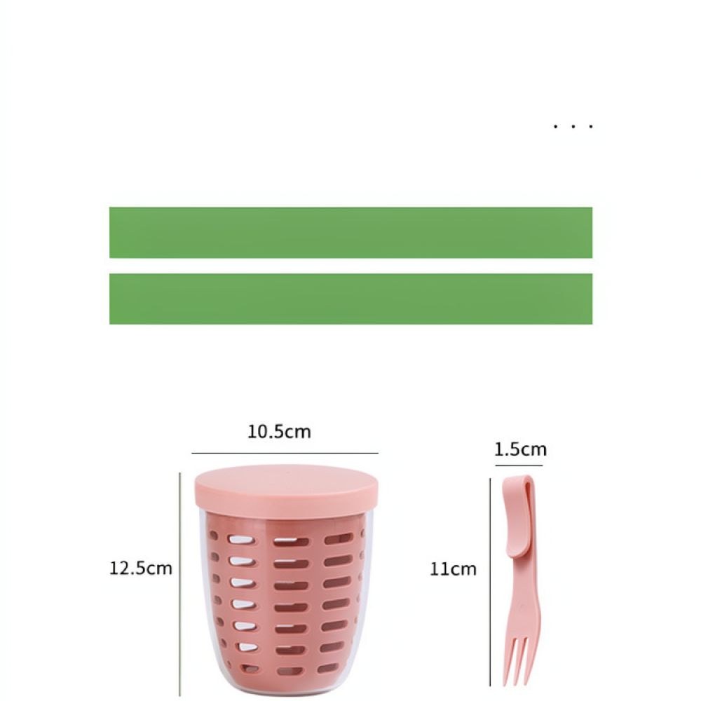 Portable Salad Cup With Fork L - Meal Prep Bowl review and price