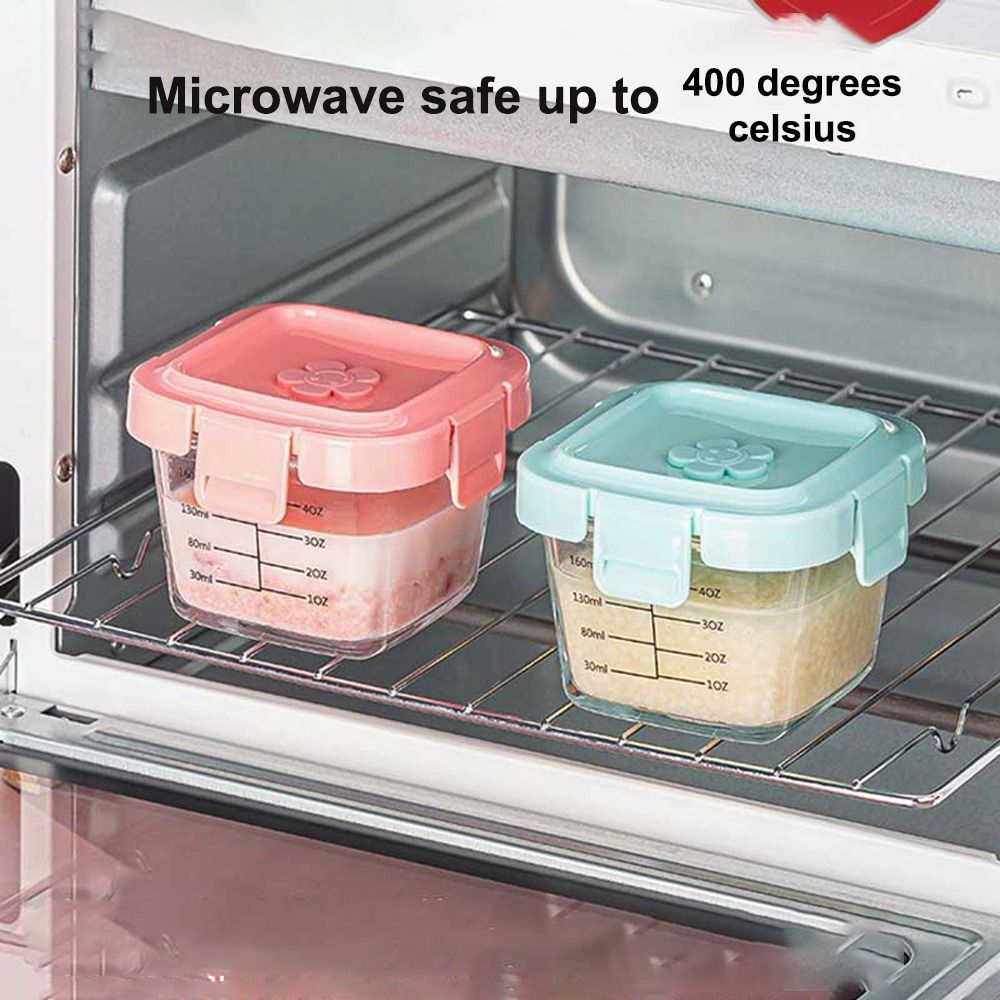 Glass Food Storage Box New 170 - Meal Prep Glass Containers Oven Safe review and price