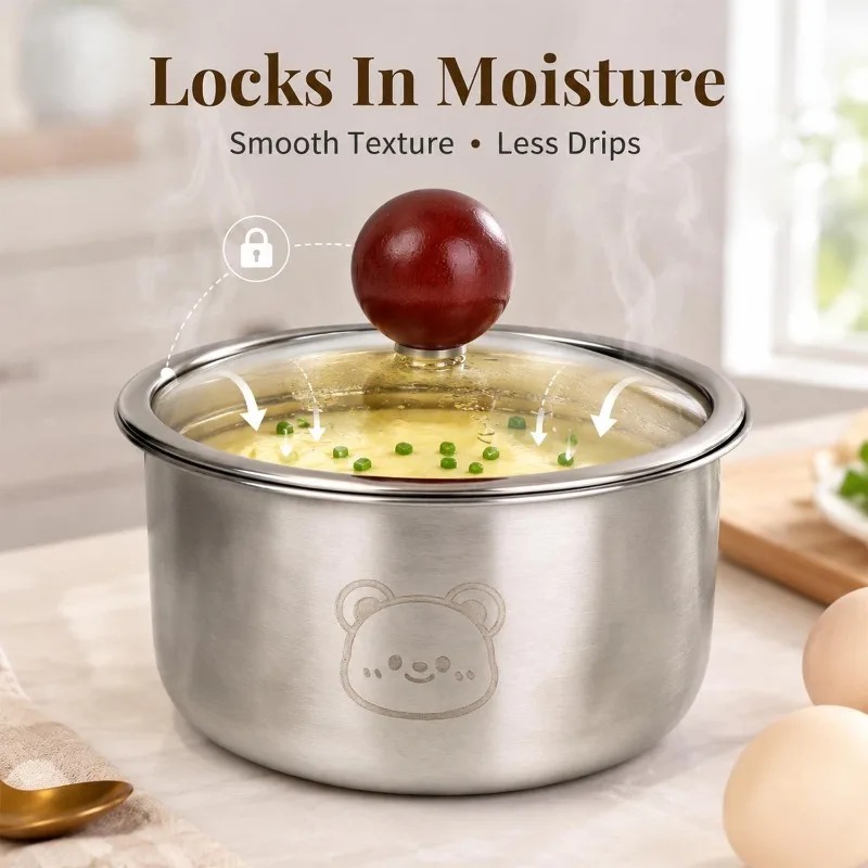 304 Stainless Steel Steamer Bo - Meal Prep Glass Containers Oven Safe review and price