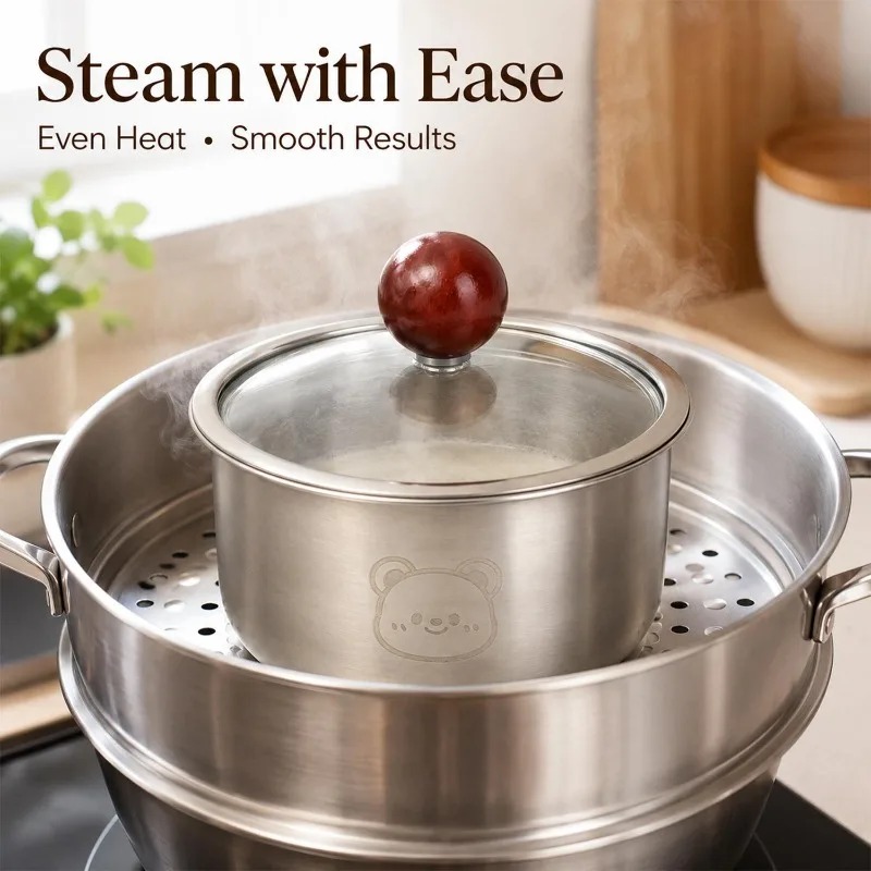 304 Stainless Steel Steamer Bo - Meal Prep Glass Containers Oven Safe review and price