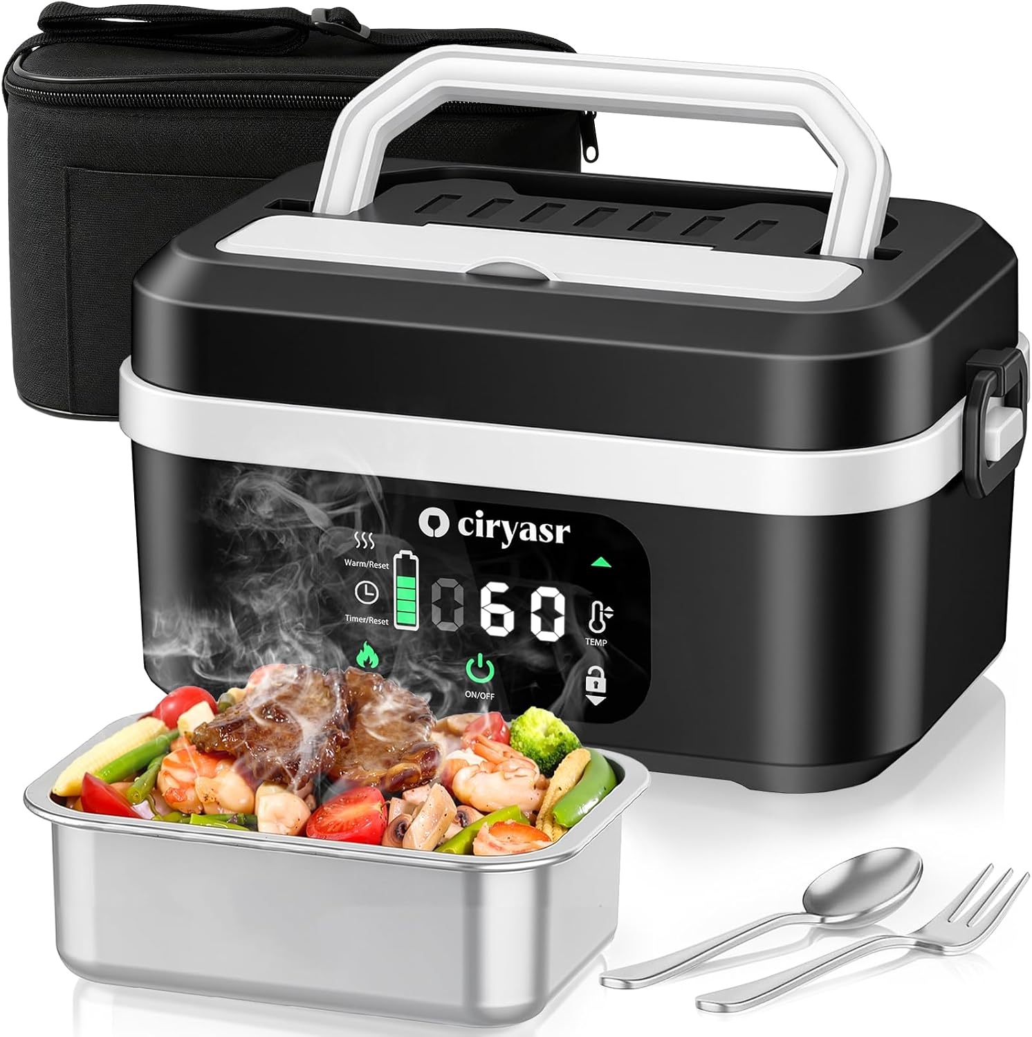 Powerful Electric Lunch Box, 1 - Stainless Bento Box review and price