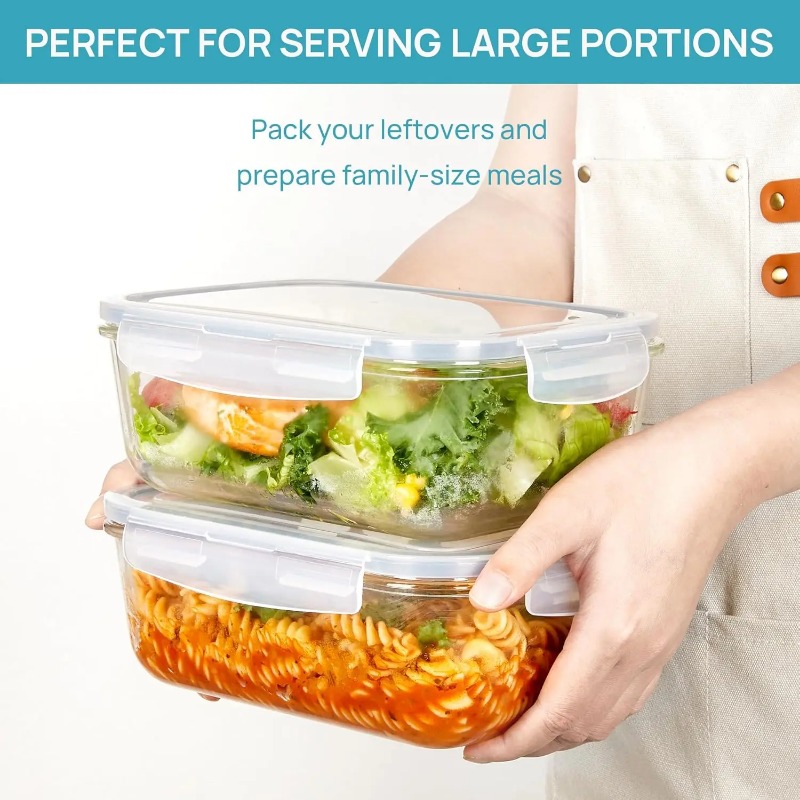 Glass Food Storage Containers  - Meal Prep Glass Containers Oven Safe review and price