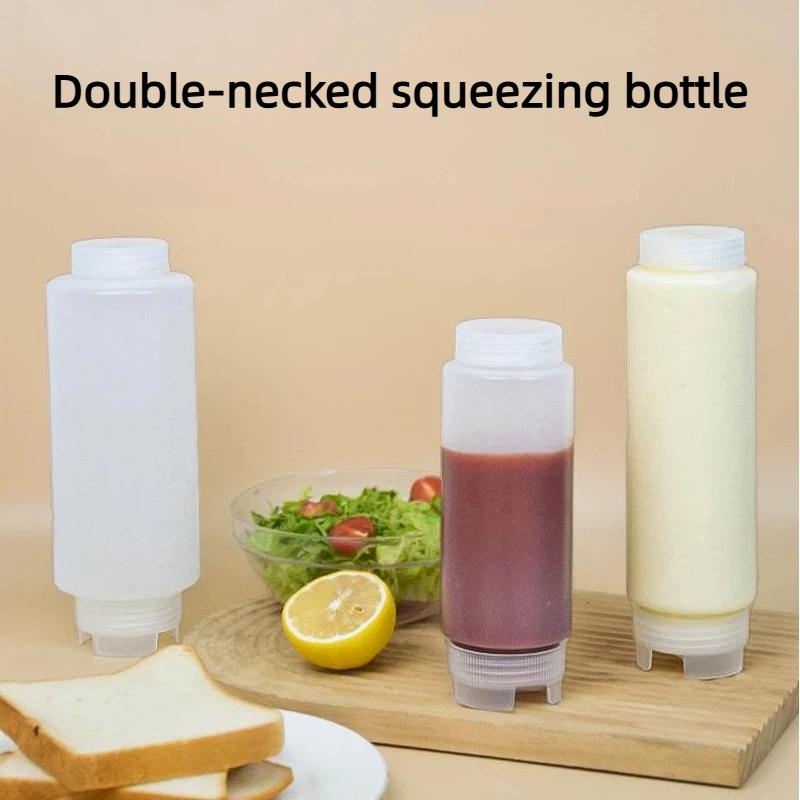 [S]Plastic Inverted Dual Mouth - Sauce Squeeze Bottle review and price