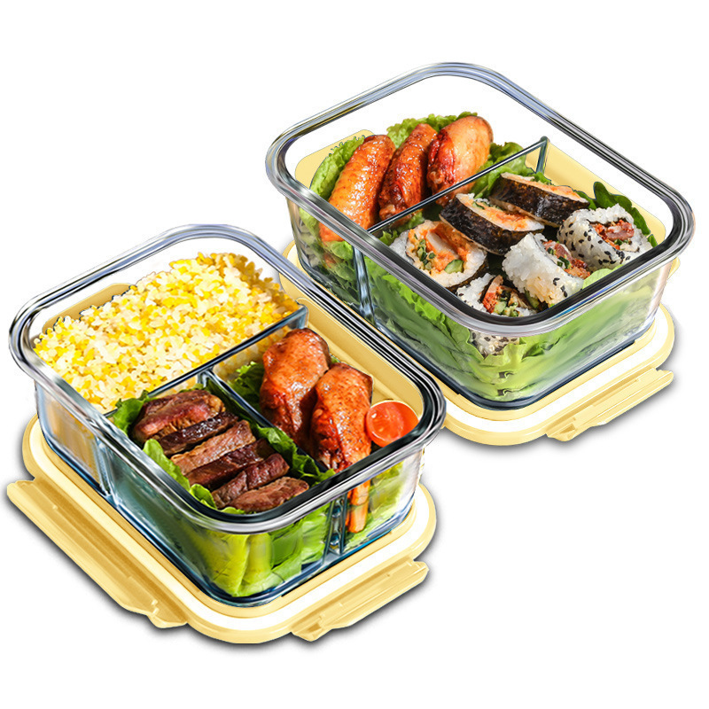 Glass Fresh-Keeping Box High B - Meal Prep Glass Containers Oven Safe review and price