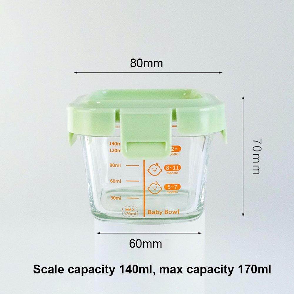 New 170ml Food Storage Box Fro - Meal Prep Glass Containers Oven Safe review and price