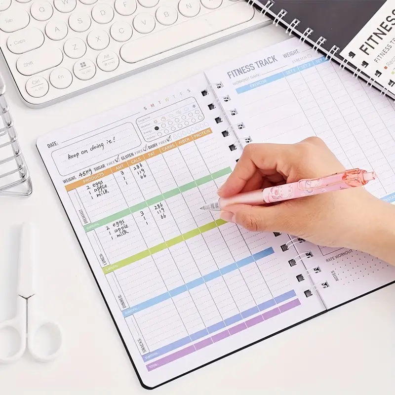 Fitness Journal Notebook Daily - Meal Prep Book review and price