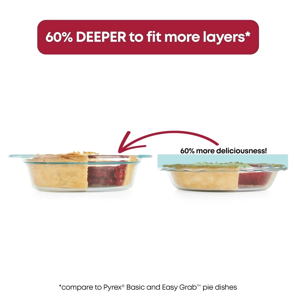 Deep Round Glass Baking Dish 9 - Meal Prep Glass Containers Oven Safe review and price