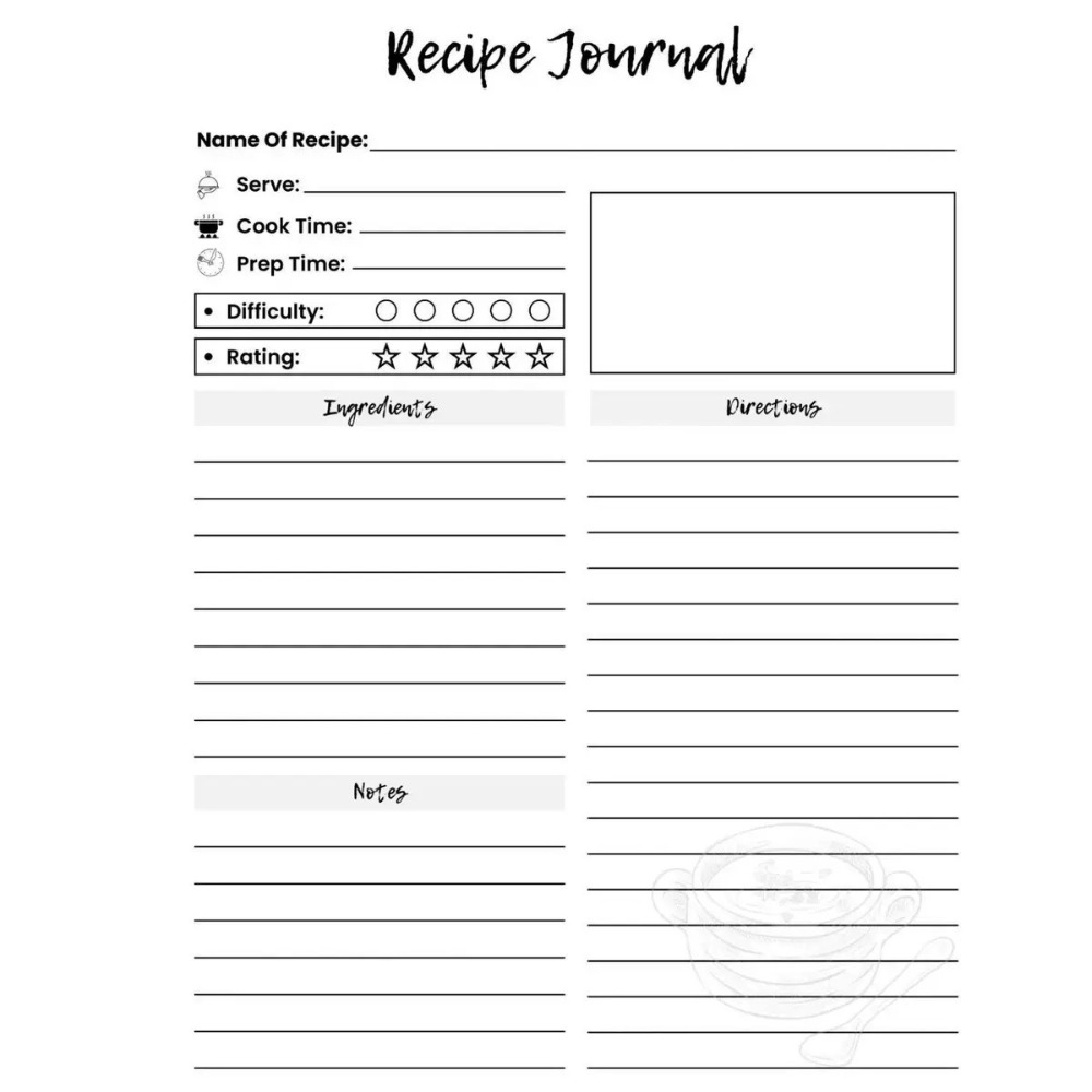 New Cartoon Recipe Notebook Sp - Meal Prep Book review and price