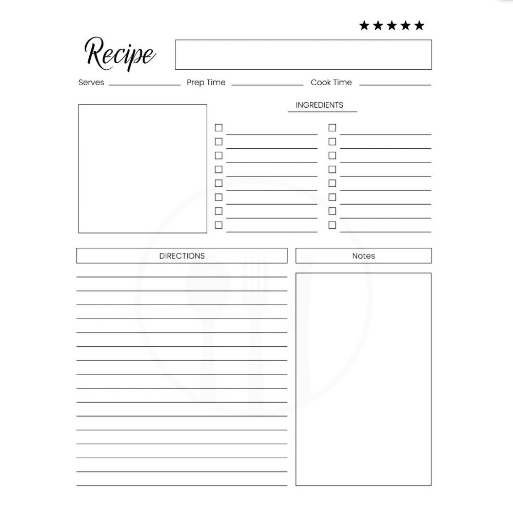 New Cartoon Recipe Notebook Sp - Meal Prep Book review and price