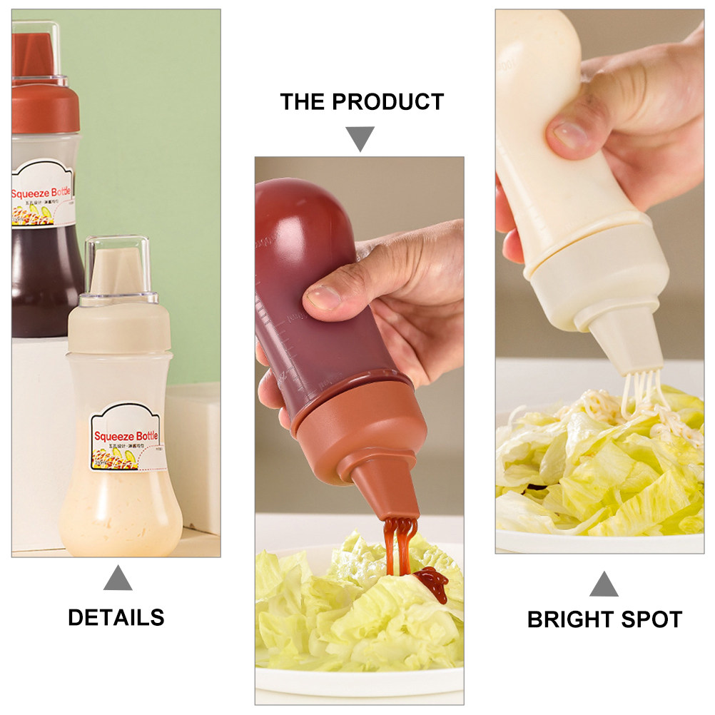 3Pcs Squeeze Bottles Transpare - Sauce Squeeze Bottle review and price