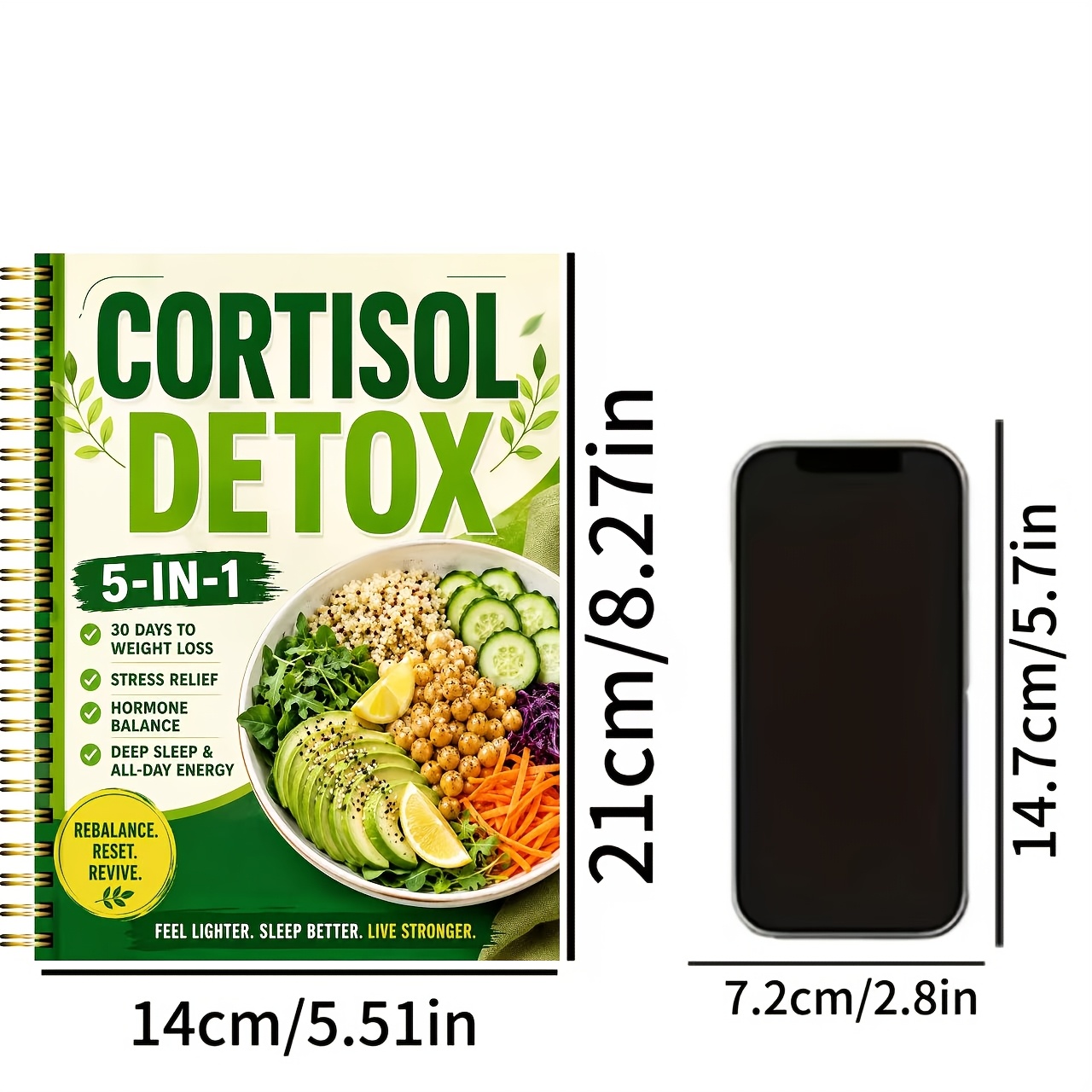 5 In 1 Cortisol Detox Health G - Meal Prep Book review and price