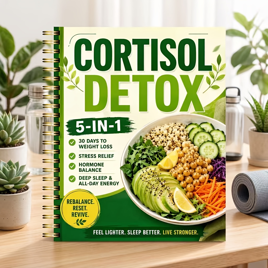 5 In 1 Cortisol Detox Health G - Meal Prep Book review and price