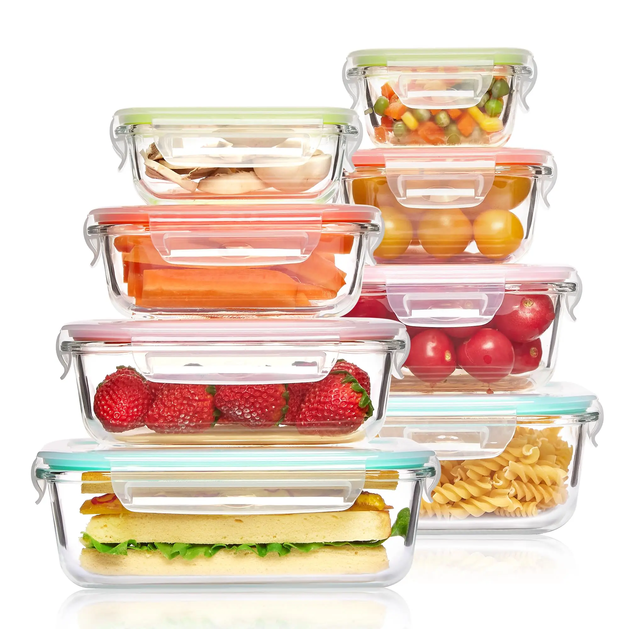 Glass Lunch Box Food Storage C - Meal Prep Glass Containers Oven Safe review and price