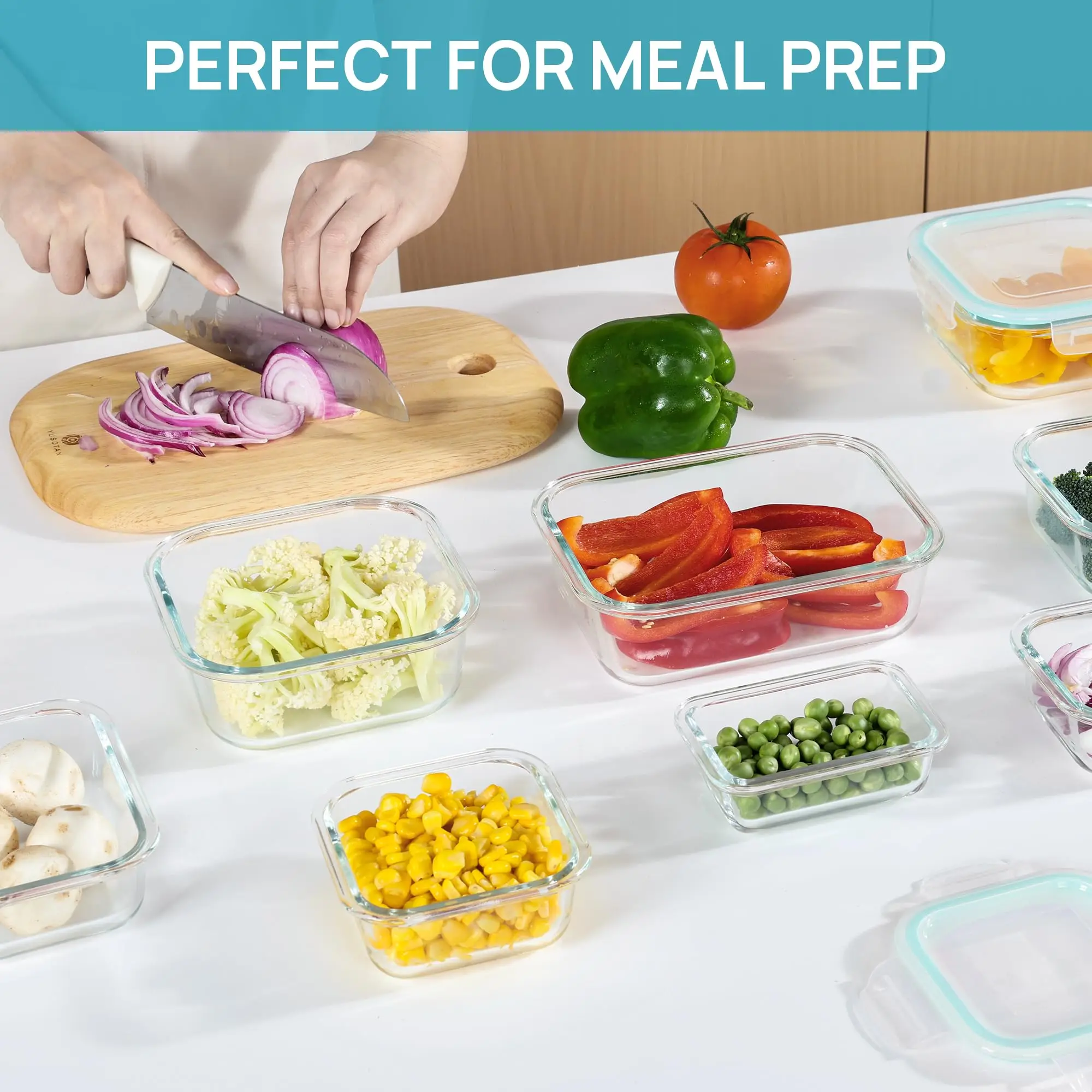 Glass Lunch Box Food Storage C - Meal Prep Glass Containers Oven Safe review and price
