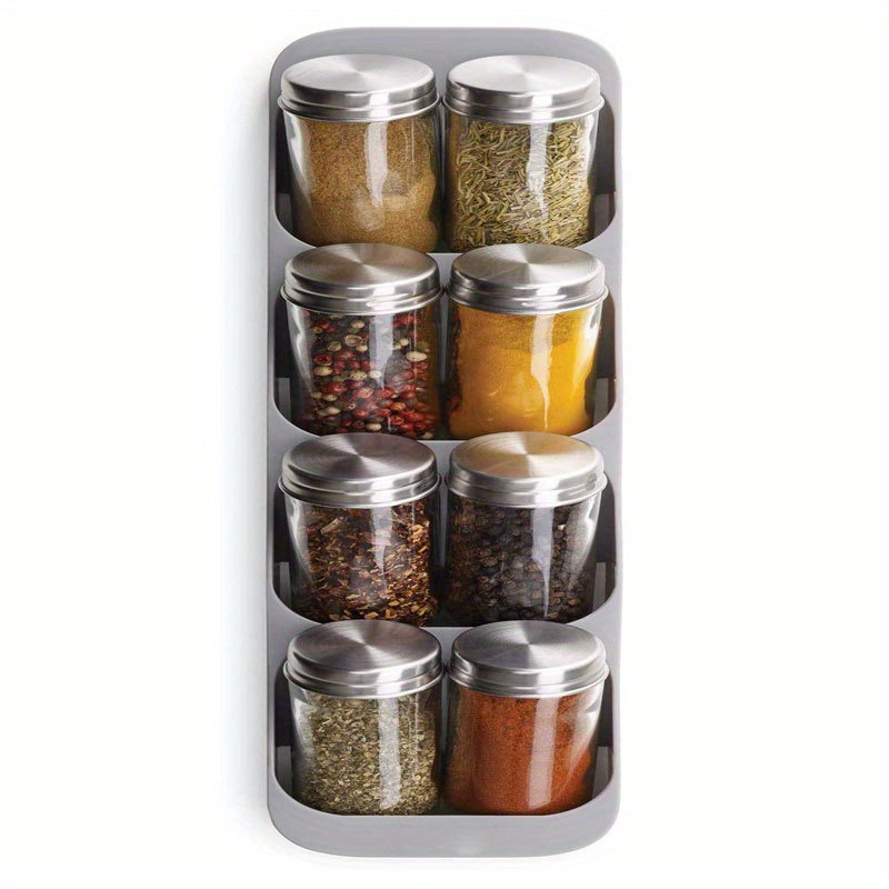 1pc 8Grids Spice Rack Cupboard - Spice Jar Labels review and price