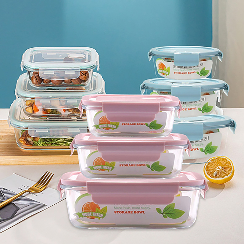 1/2/3 Grids Thickened Leak Pro - Meal Prep Glass Containers Oven Safe review and price