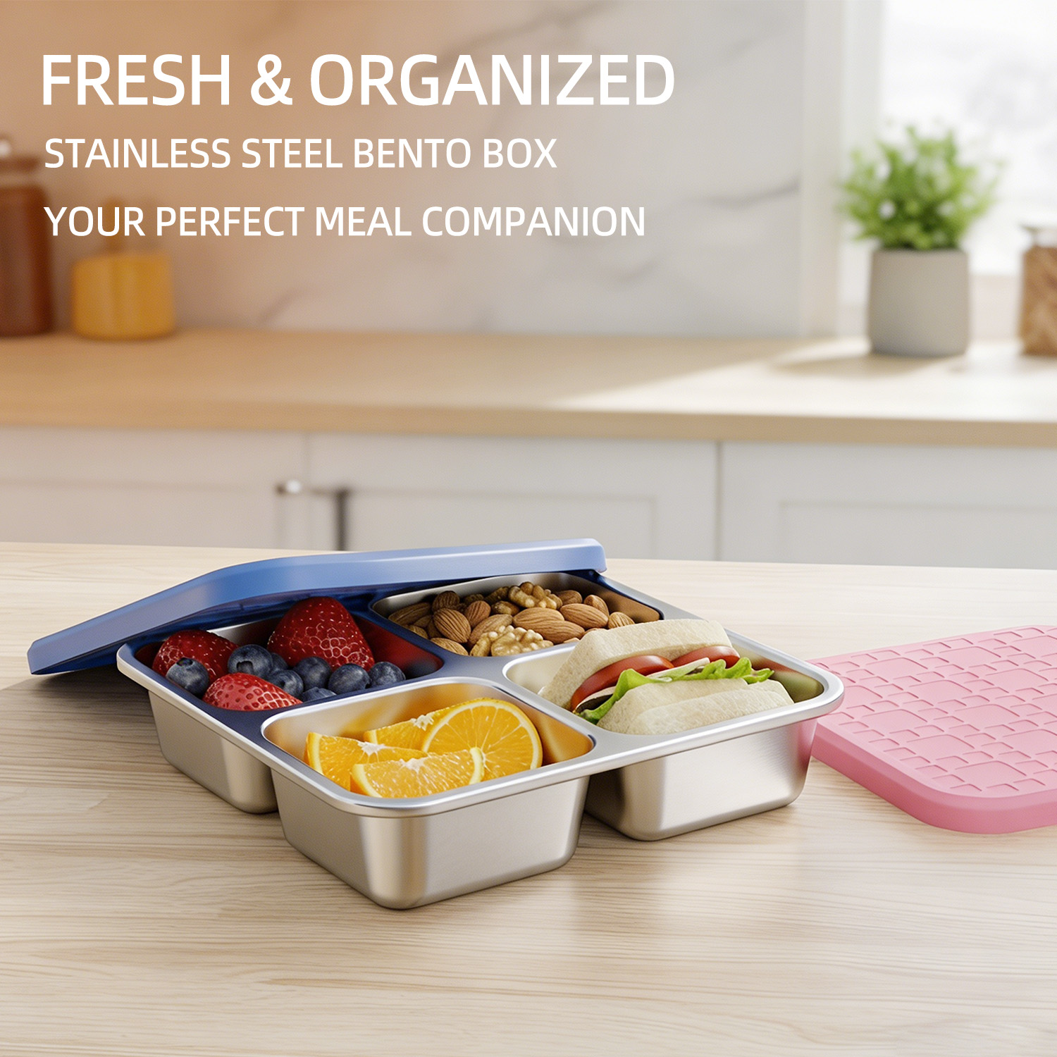 304 Stainless Steel Divided Lu - Meal Prep Bowl review and price