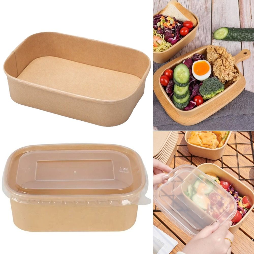 10PCS/Set Square Disposable Lu - Meal Prep Bowl review and price