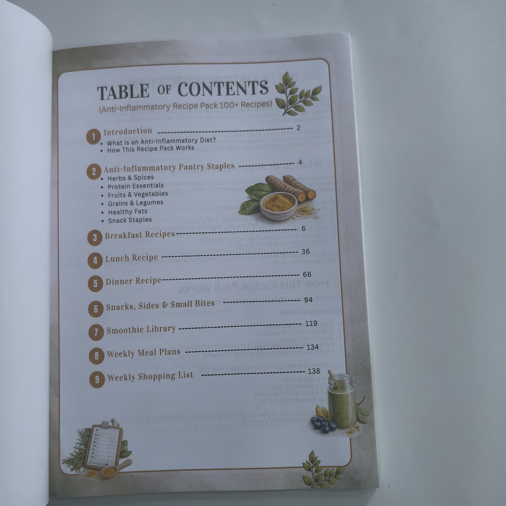 The Anti-Inflammatory Recipe P - Meal Prep Book review and price